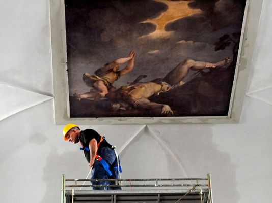  - Daños en una obra de Tiziano