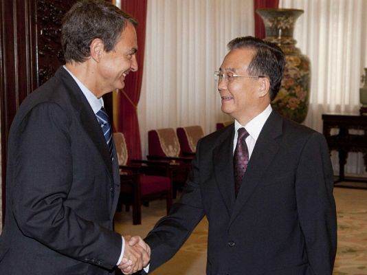  - Zapatero se reune con Wen Jiabao