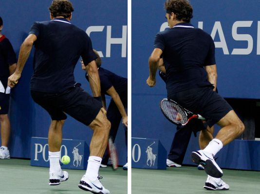  - Federer levanta al público