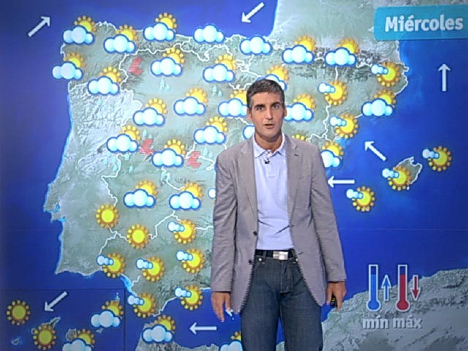 El Tiempo - Tormentas en Galicia y en puntos del centro de la Península - 31/08/10 - El tiempo | Ver