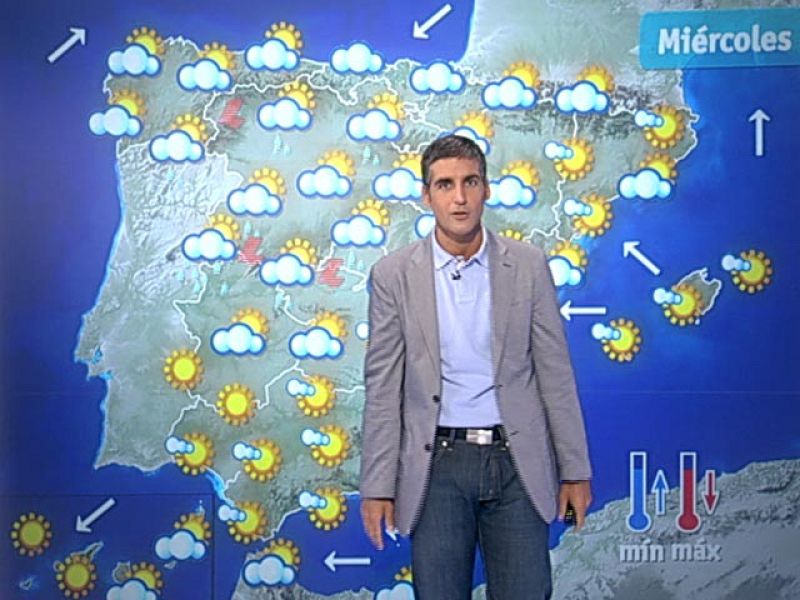 El Tiempo - Tormentas en Galicia y en puntos del centro de la Península - 31/08/10 - El tiempo | Ver