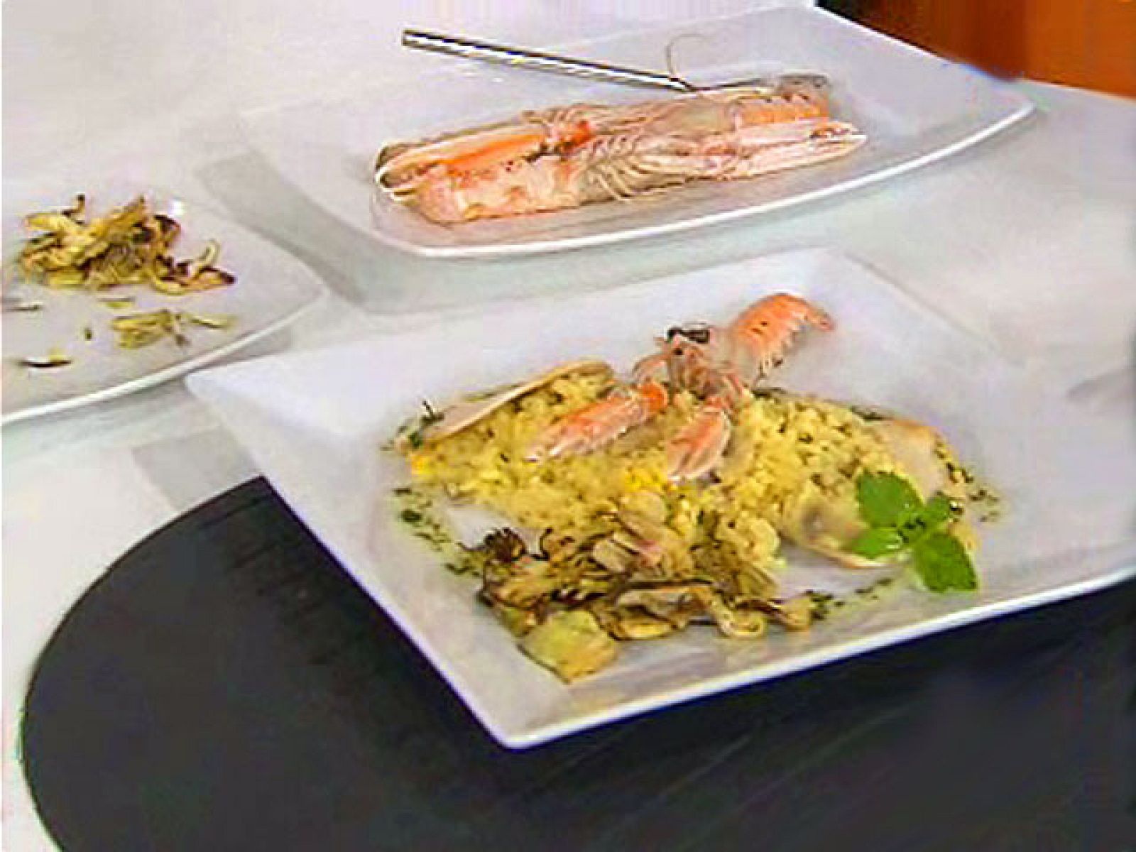 Saber cocinar - Arroz cremoso con alcachofas crujientes - RTVE Cocina | Ver