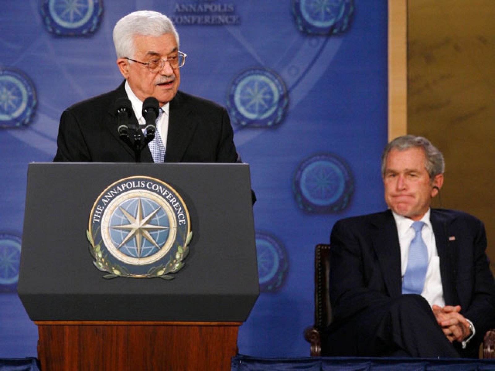 Concluye en Annapolis la conferencia de paz de Oriente Próximo patrocinada por Bush (2008) | Ver