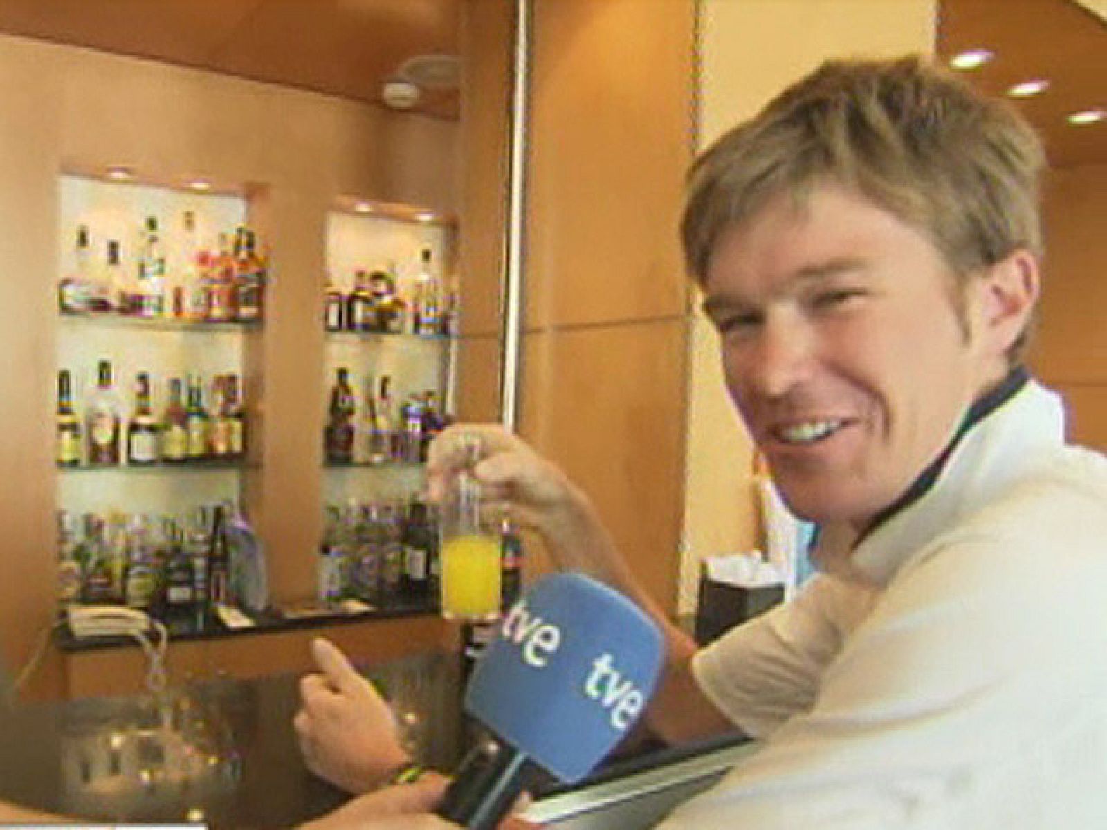 El corredor australiano del Footon Servetto es la sensación de la Vuelta ciclista a España por su nombre, Johnnie Walker.