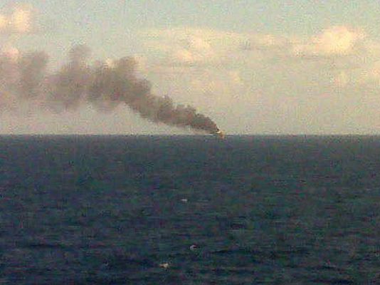  - Incendio en una plataforma petroler