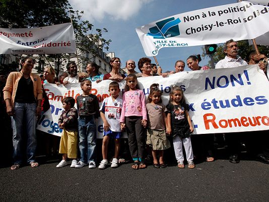  - Protestas en apoyo a los gitanos