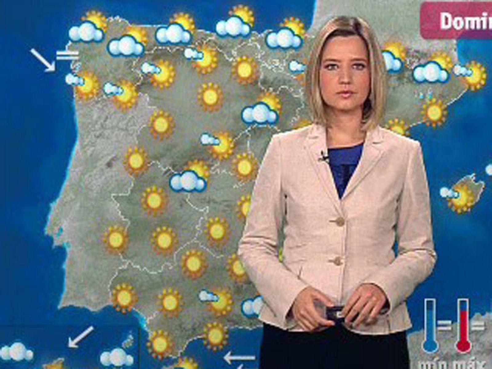 Cielo poco nuboso y temperaturas con pocos cambios