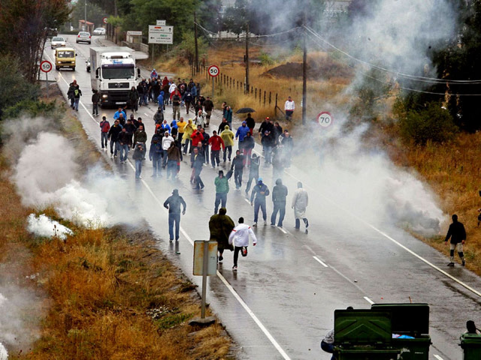 La minería leonesa continúa en huelga