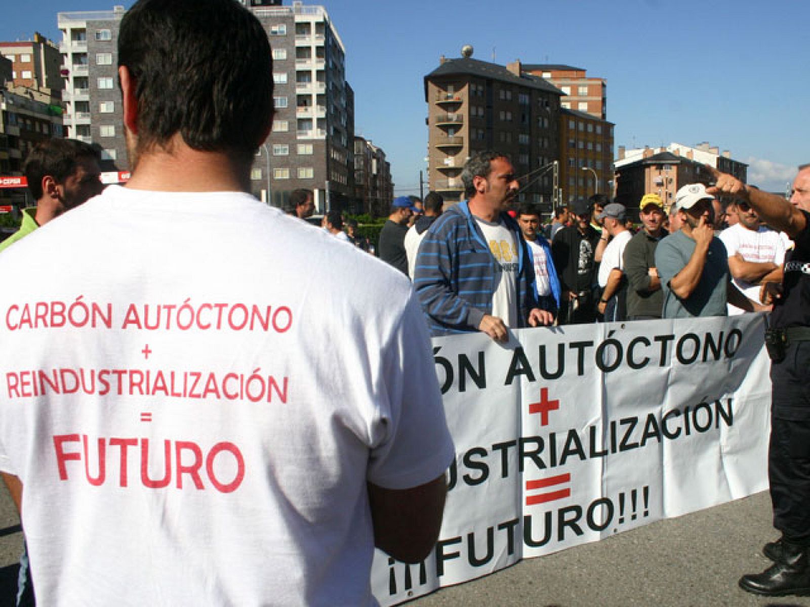 Nuevos enfrentamientos entre mineros y Guardia Civil