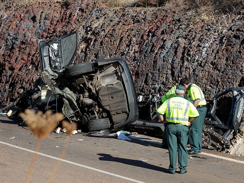 Siete personas mueren en un accidente en Badajoz