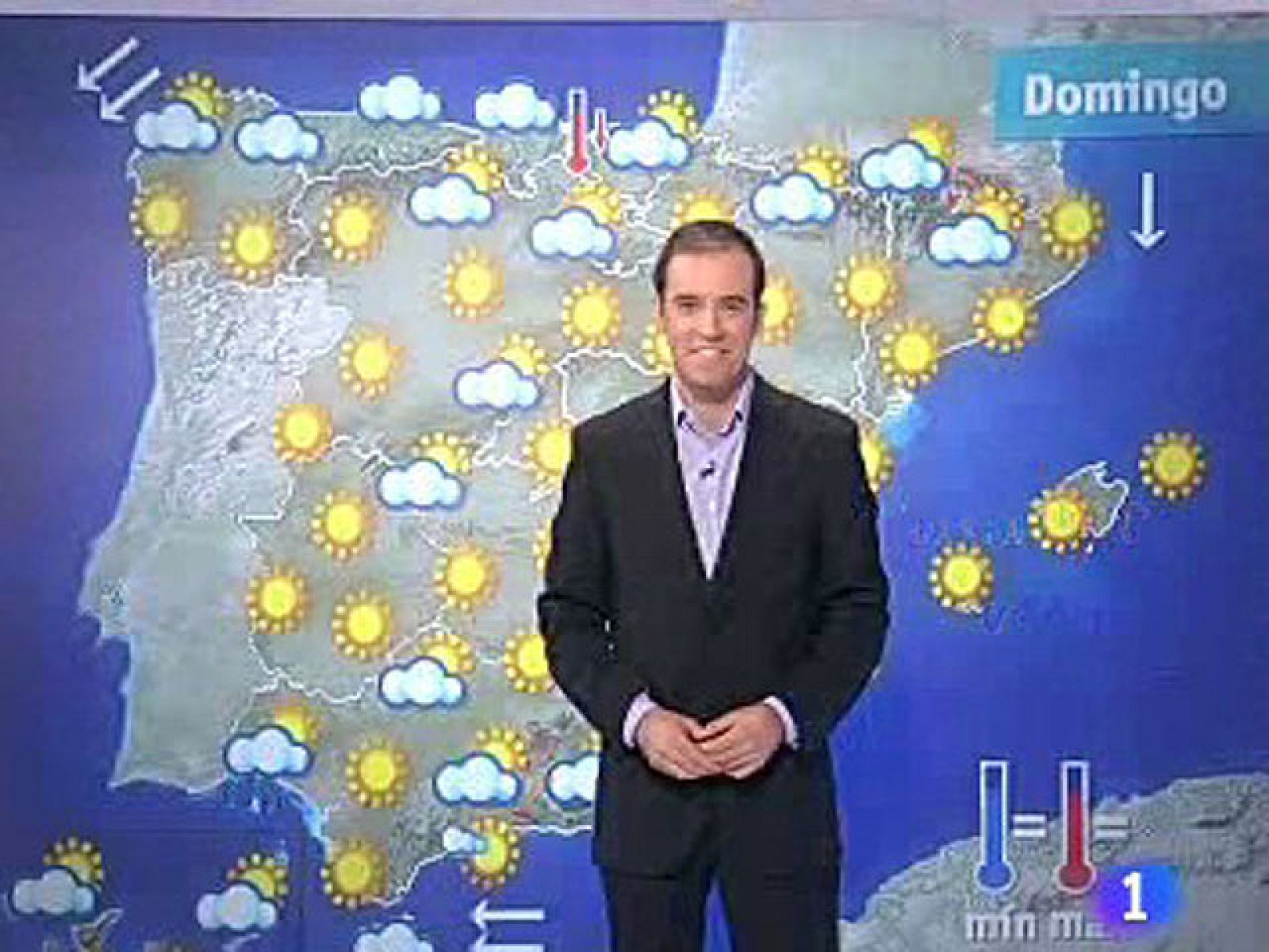 La Agencia Estatal de Meteorología (Aemet) prevé para este domingo, intervalos de viento fuerte en el litoral de Galicia y en el Estrecho y temperaturas diurnas en moderado descenso.