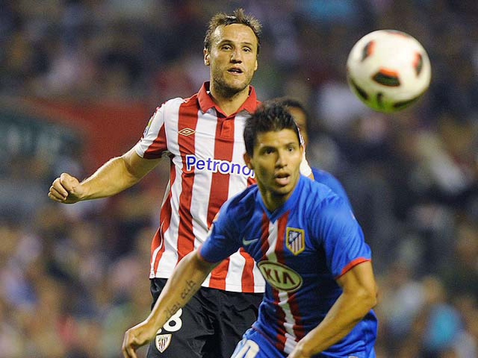 El delantero argentino del Atlético de Madrid Sergio 'Kun' Agüero no esta descartado para disputar el próximo compromiso de su equipo  ante el Barcelona