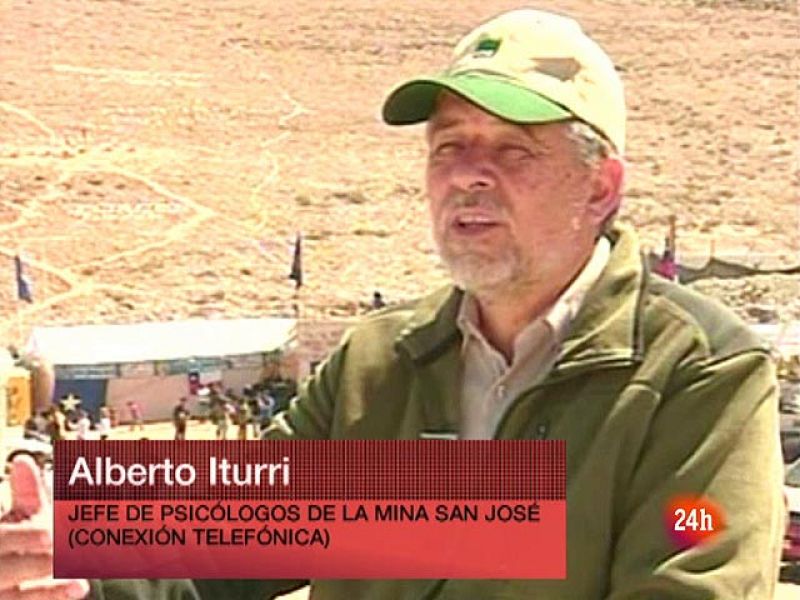 TVE entrevista a Alberto Iturri, jefe de psicólogos de la mina San José | Ver