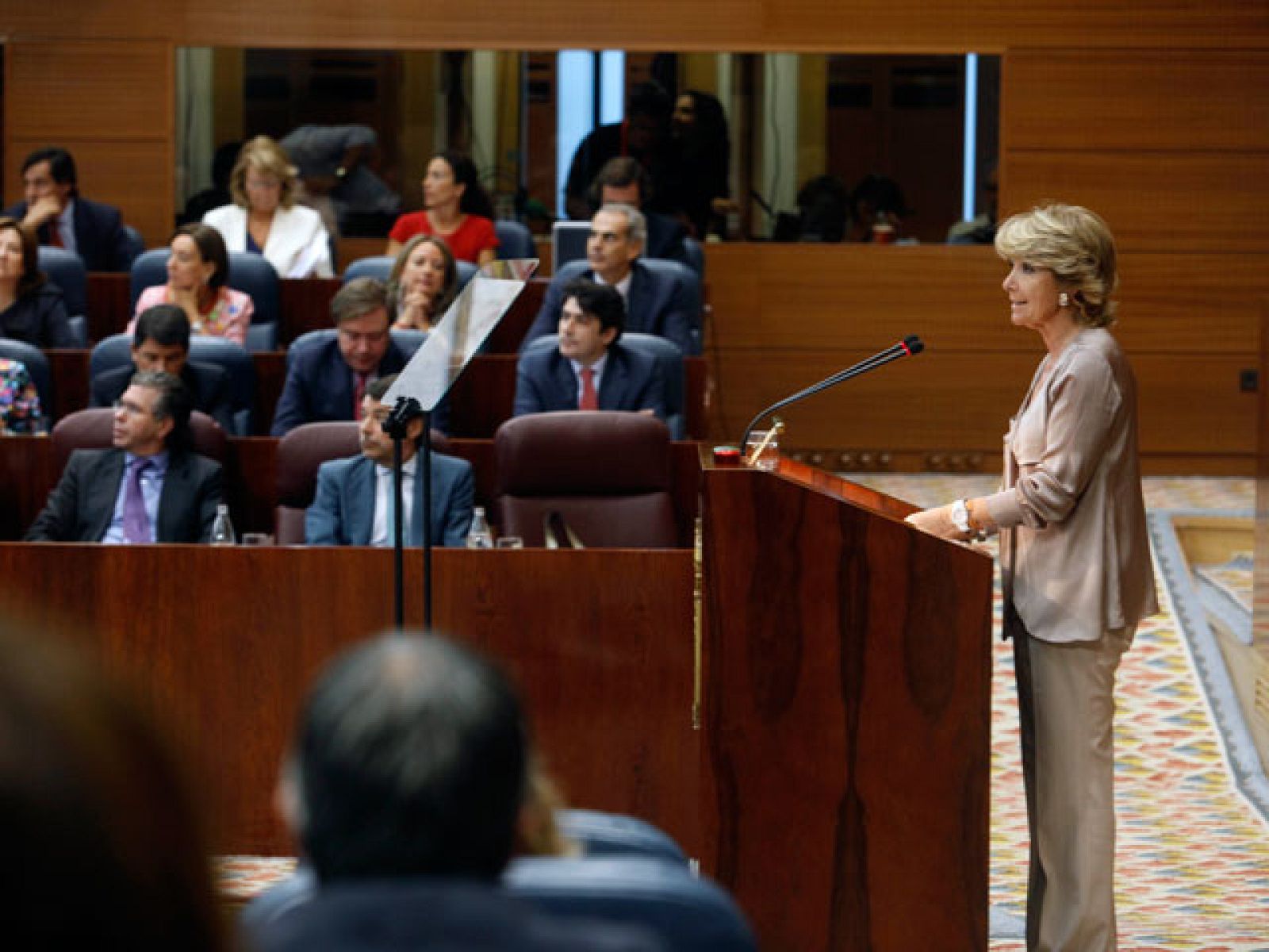 Aguirre confirma el reajuste en la Comunidad de Madrid | Ver