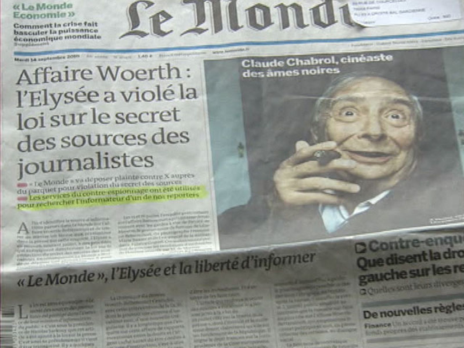 El diario Le monde acusa al Elíseo de espionaje | Ver