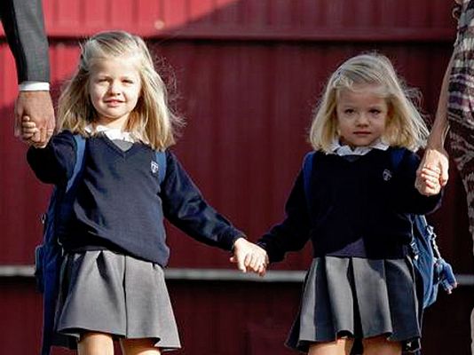 La mañana - Vuelta al cole de Leonor y Sofía