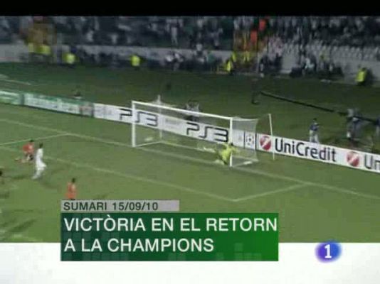 L'informatiu - Comunitat Valenciana - L'Informatiu (15/09/10)