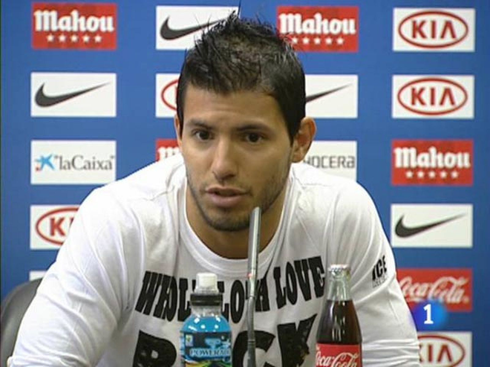 Agüero aún es duda ante el Barça | Ver