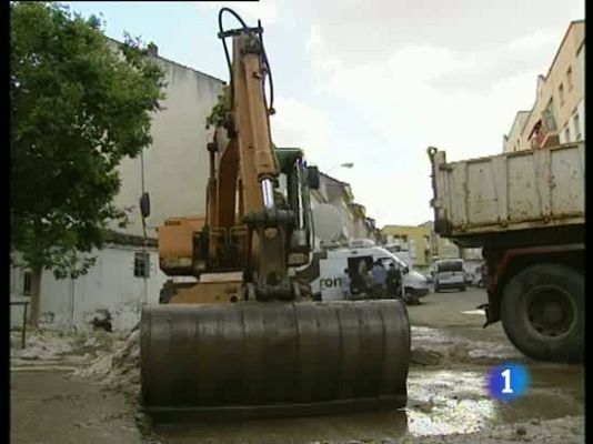  - Cáceres se recupera de la granizada