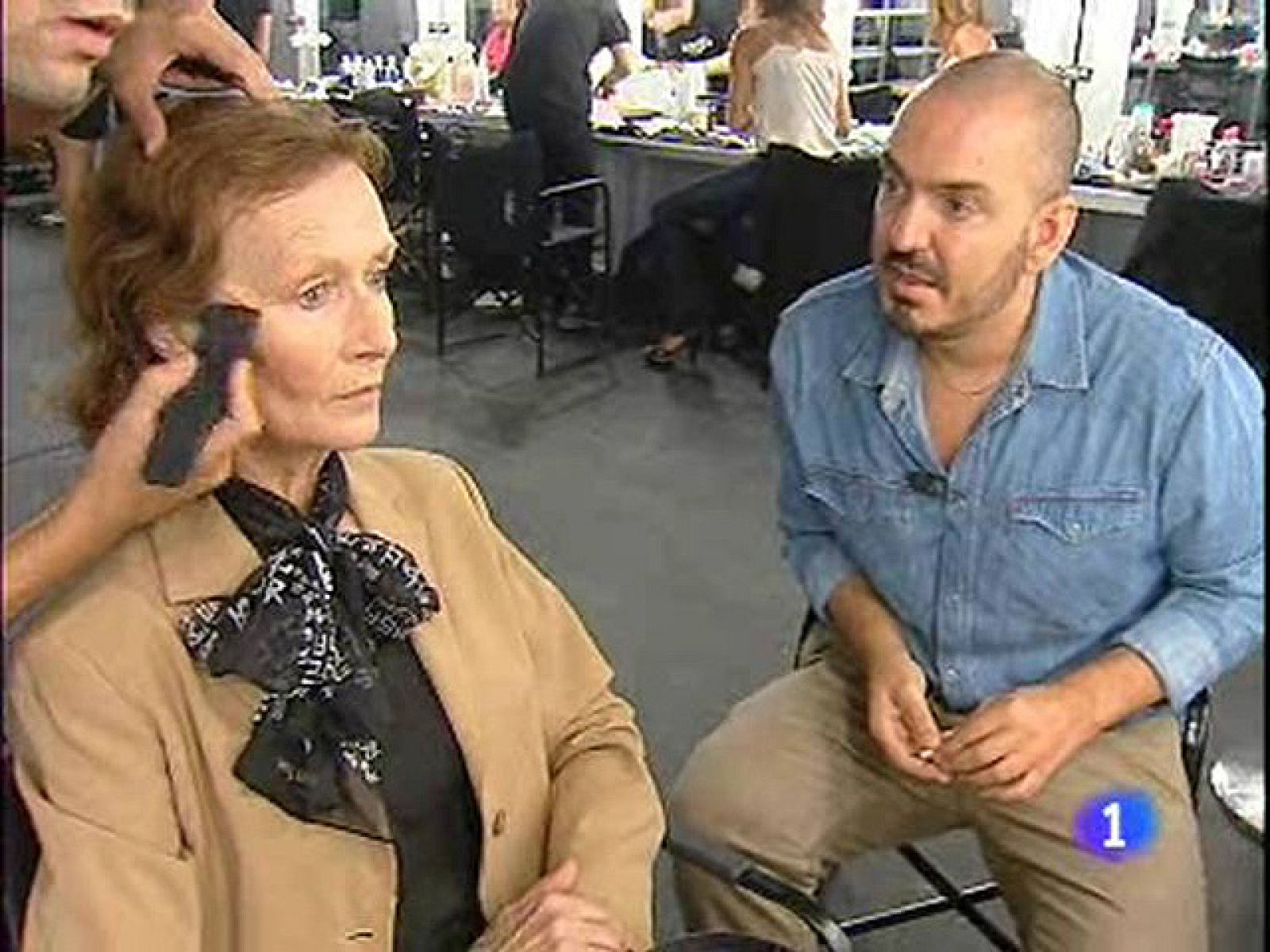 Juan Duyos y sus modelos de más de 40