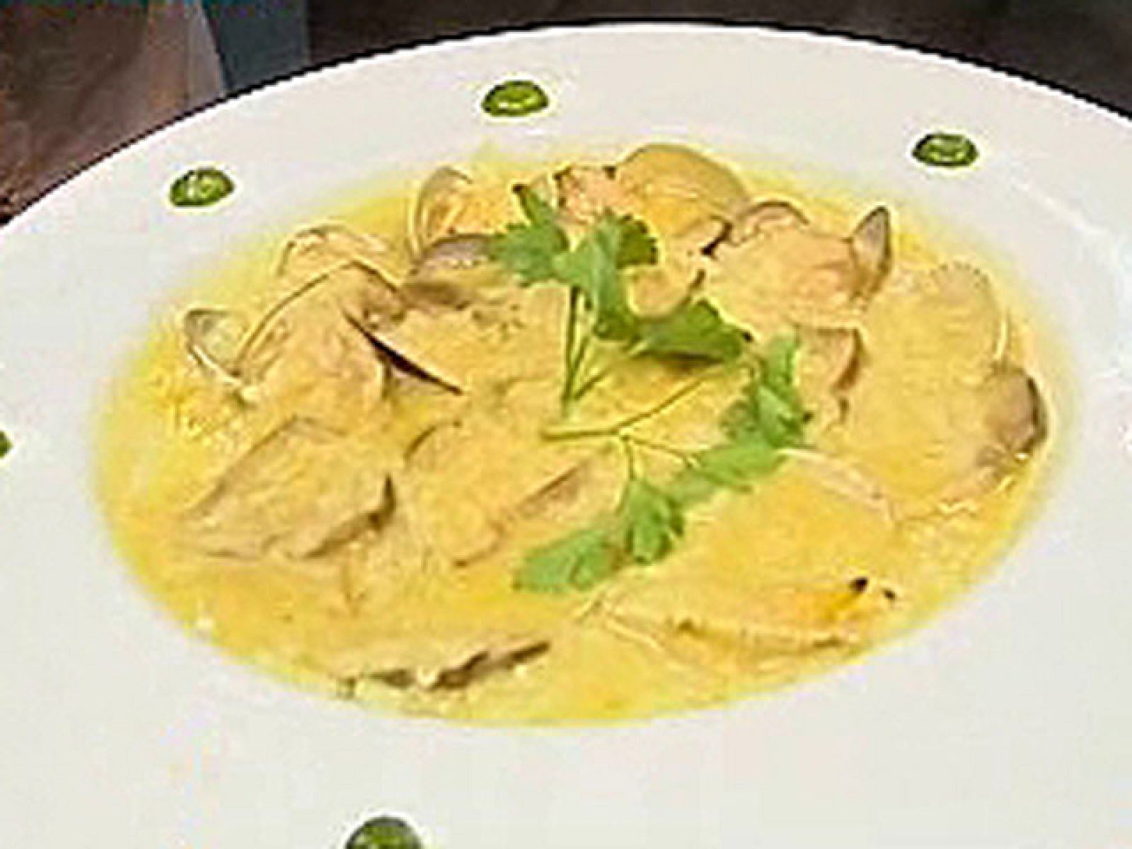 Arroz caldoso con almejas