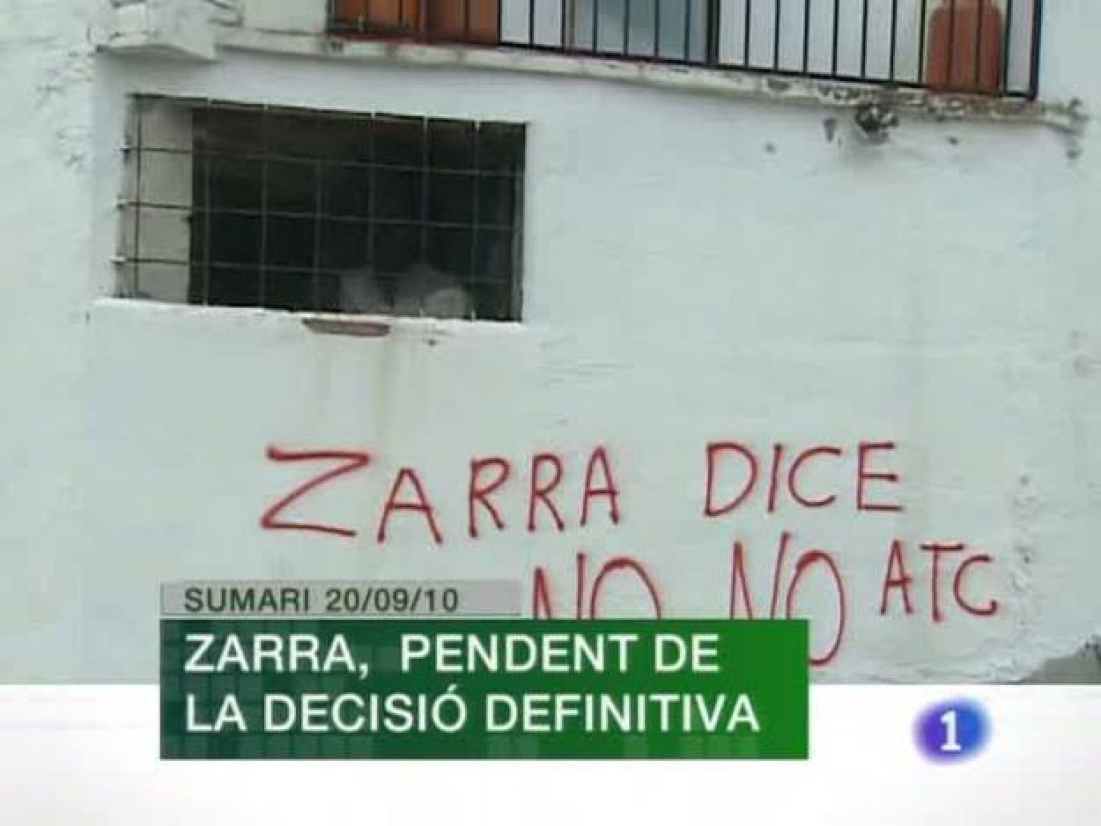 L'Informatiu. Informativo Territorial de la C.Valenciana (20/09/10) | Ver