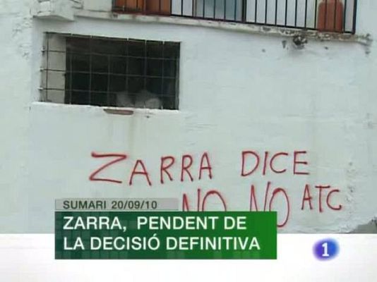 L'informatiu - Comunitat Valenciana - L'Informatiu (20/09/10)