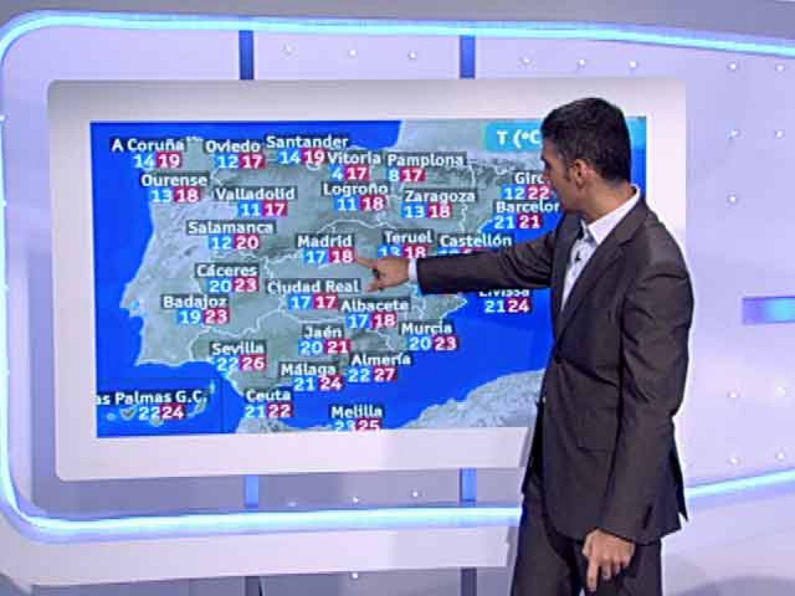 El Tiempo - Diferentes núcleos tormentosos en toda la península - 20/09/10 - El tiempo | Ver