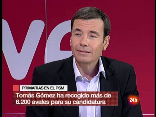  - Gómez no desvela si habla con Zapatero