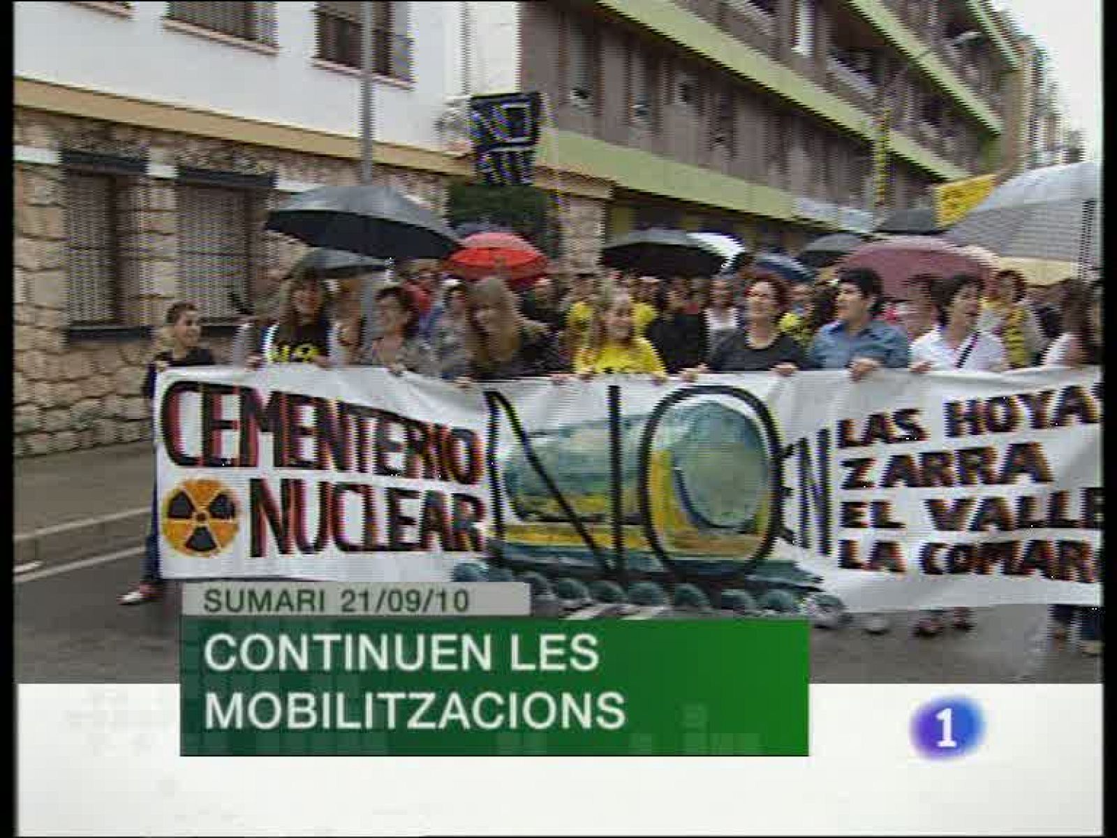 L'Informatiu. Informativo Territorial de la C.Valenciana (21/09/10) | Ver