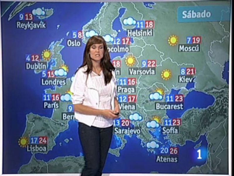 El Tiempo - Viento y lluvias para el fin de semana - 24/09/10 - El tiempo | Ver