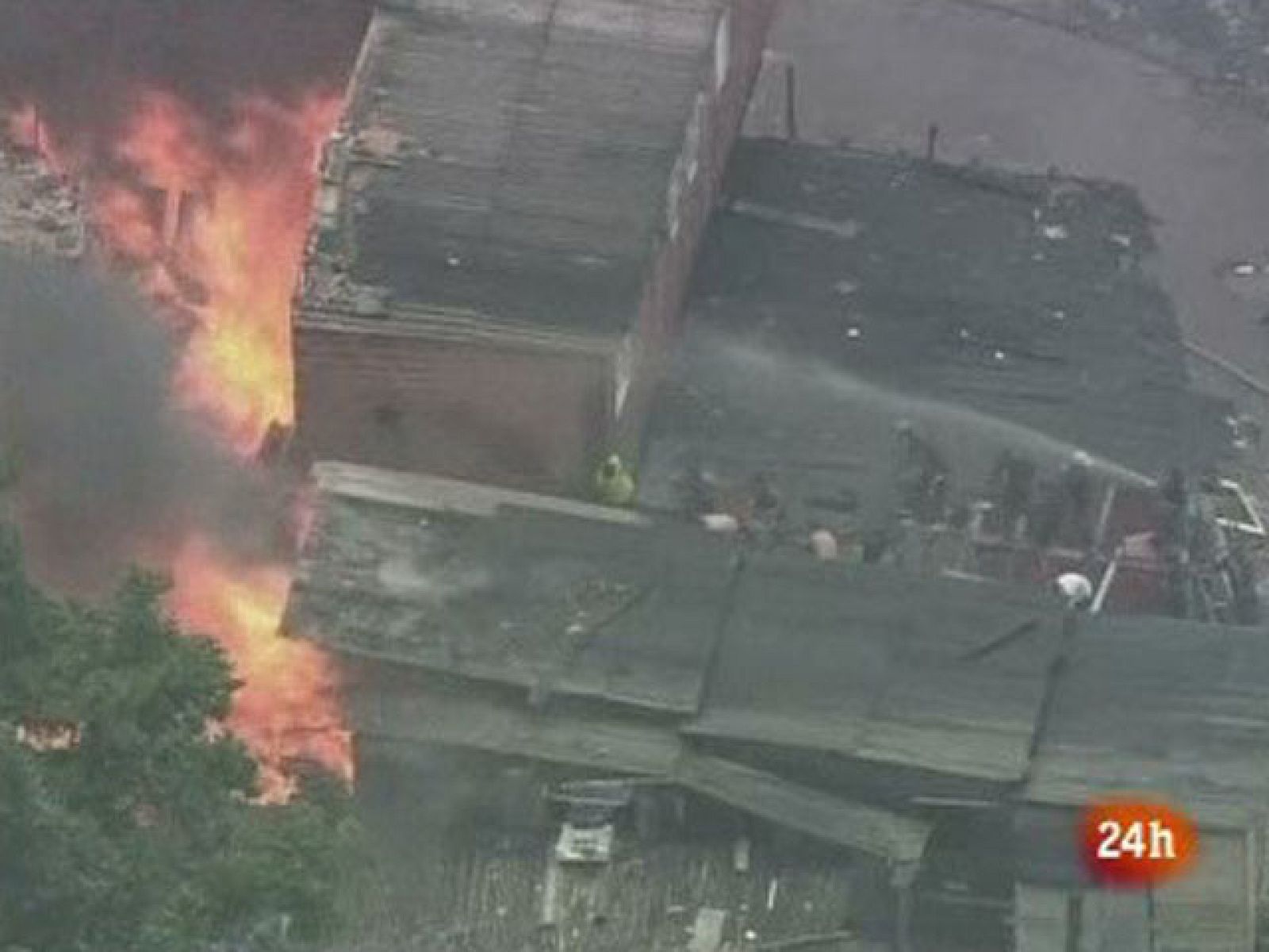 Un incendio destruye cerca de 300 favelas en Brasil