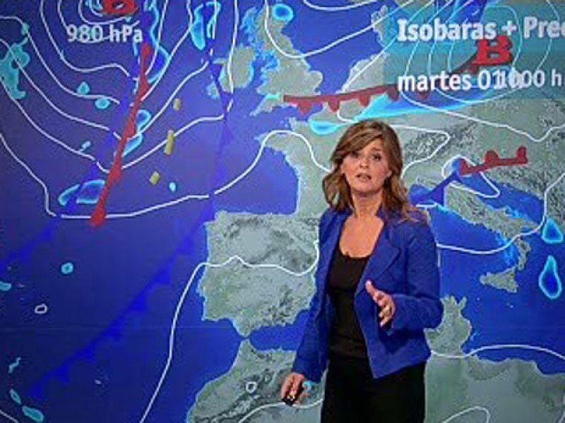 La Agencia Estatal de Meteorología (Aemet) prevé para este lunes intervalos nubosos en la península y Baleares, sobre todo de nubes medias y altas, con posible precipitación débil y ocasional.