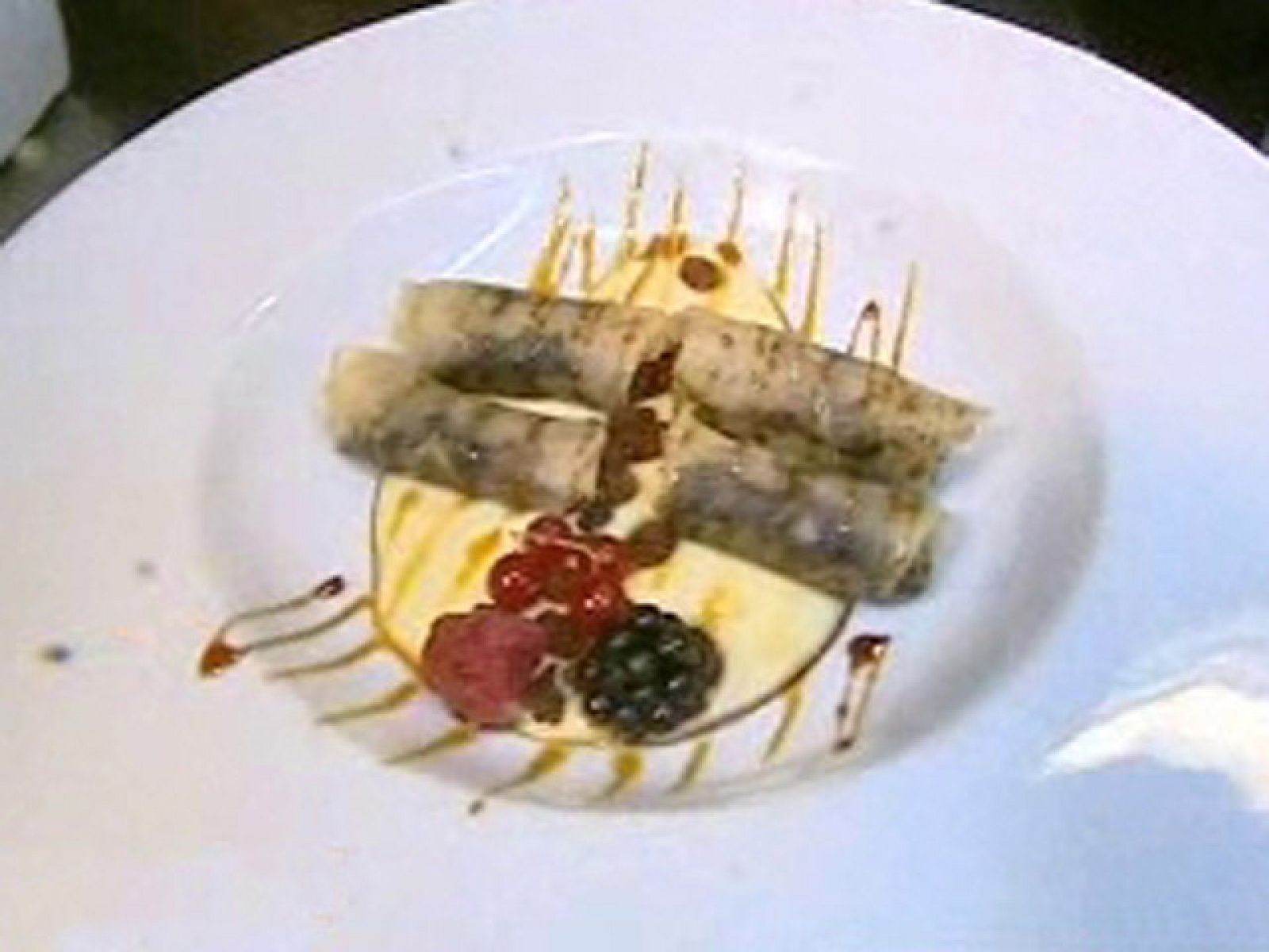 Crujiente de morcilla