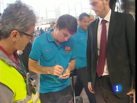 Champions League - Messi viaja a Rusia con el equipo