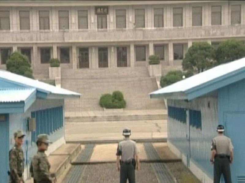 Panmunjeon. Zona de seguridad conjunta