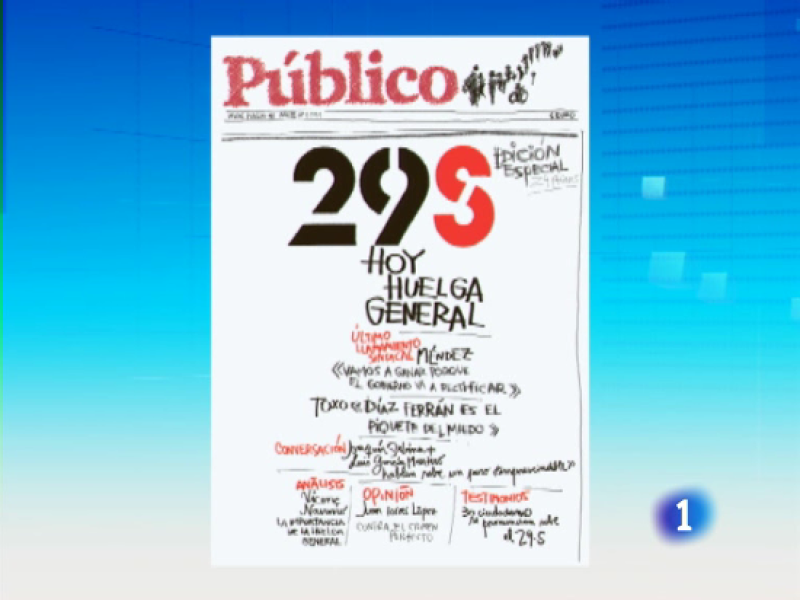 La huelga, en la prensa