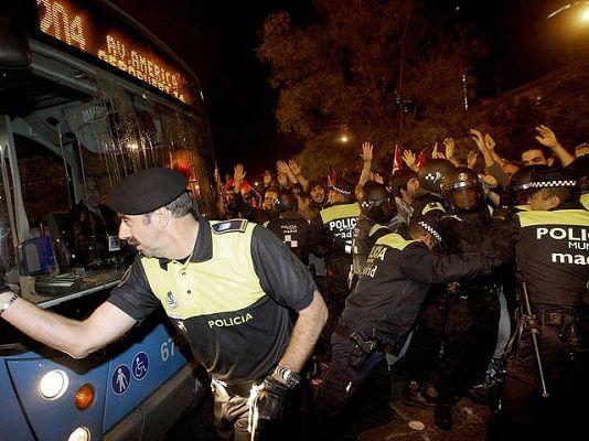  - Piquetes a los autobuses en Madrid