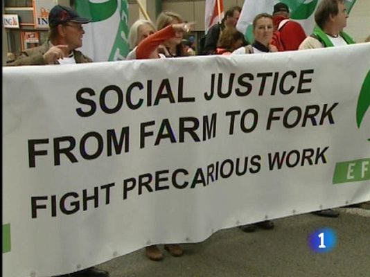  - Protestas en Bruselas