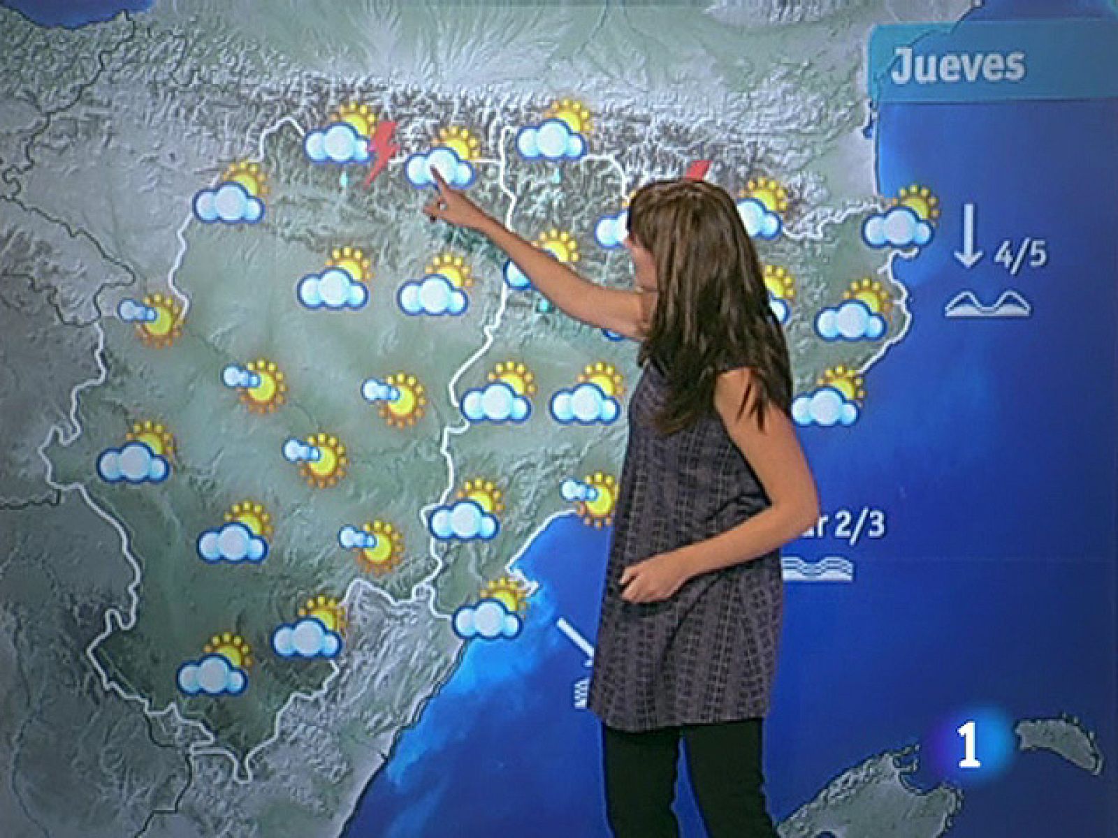 El Tiempo: Un frente dejará lluvias débiles en el norte de la Península