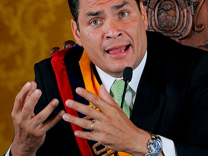 Correa: "No habrá ni perdón ni olvido"