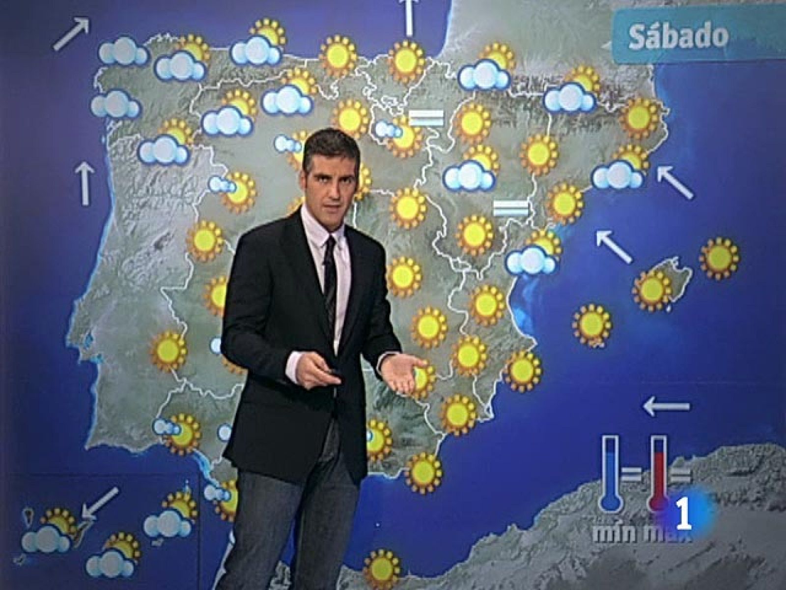 El Tiempo - Lluvias en Galicia y en el oeste de la Península - 01/10/10 - El tiempo | Ver