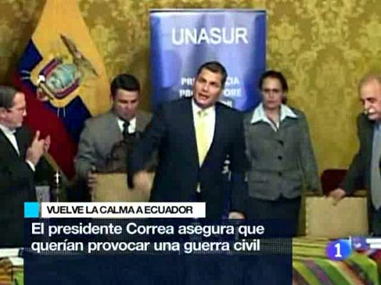 Telediario 1 - Telediario fin de semana - 02/10/10