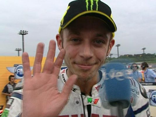  - Rossi consigue el tercer puesto.