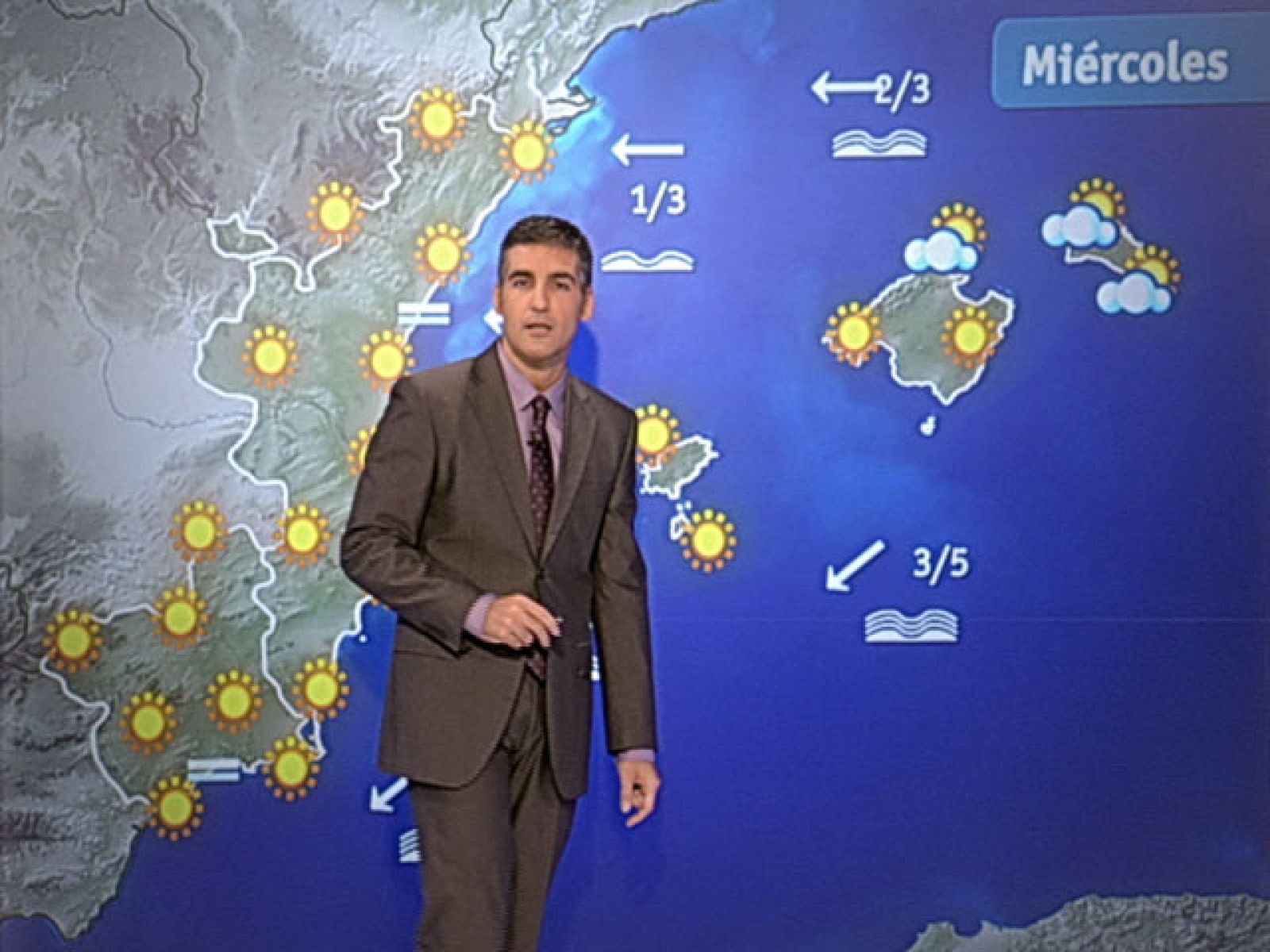 El Tiempo - Nuboso en el tercio norte de la Península - 05/10/10 - El tiempo | Ver