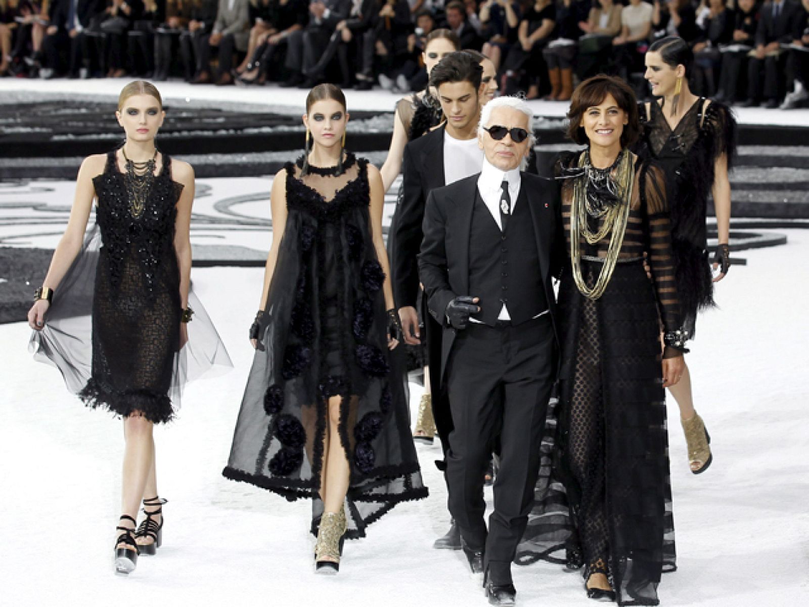 Desfile memorable de Karl Lagerfeld
