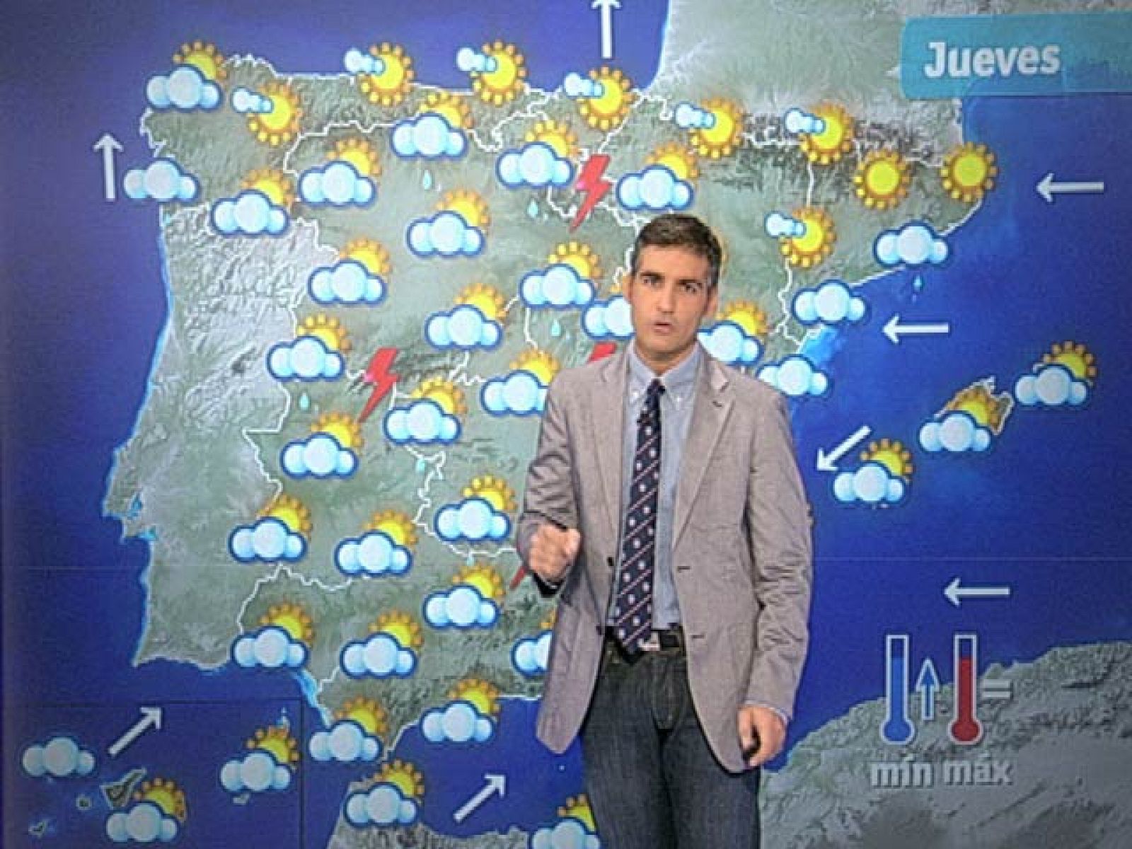 El Tiempo - Chubascos débiles en gran parte de la Península - 06/10/10 - El tiempo | Ver