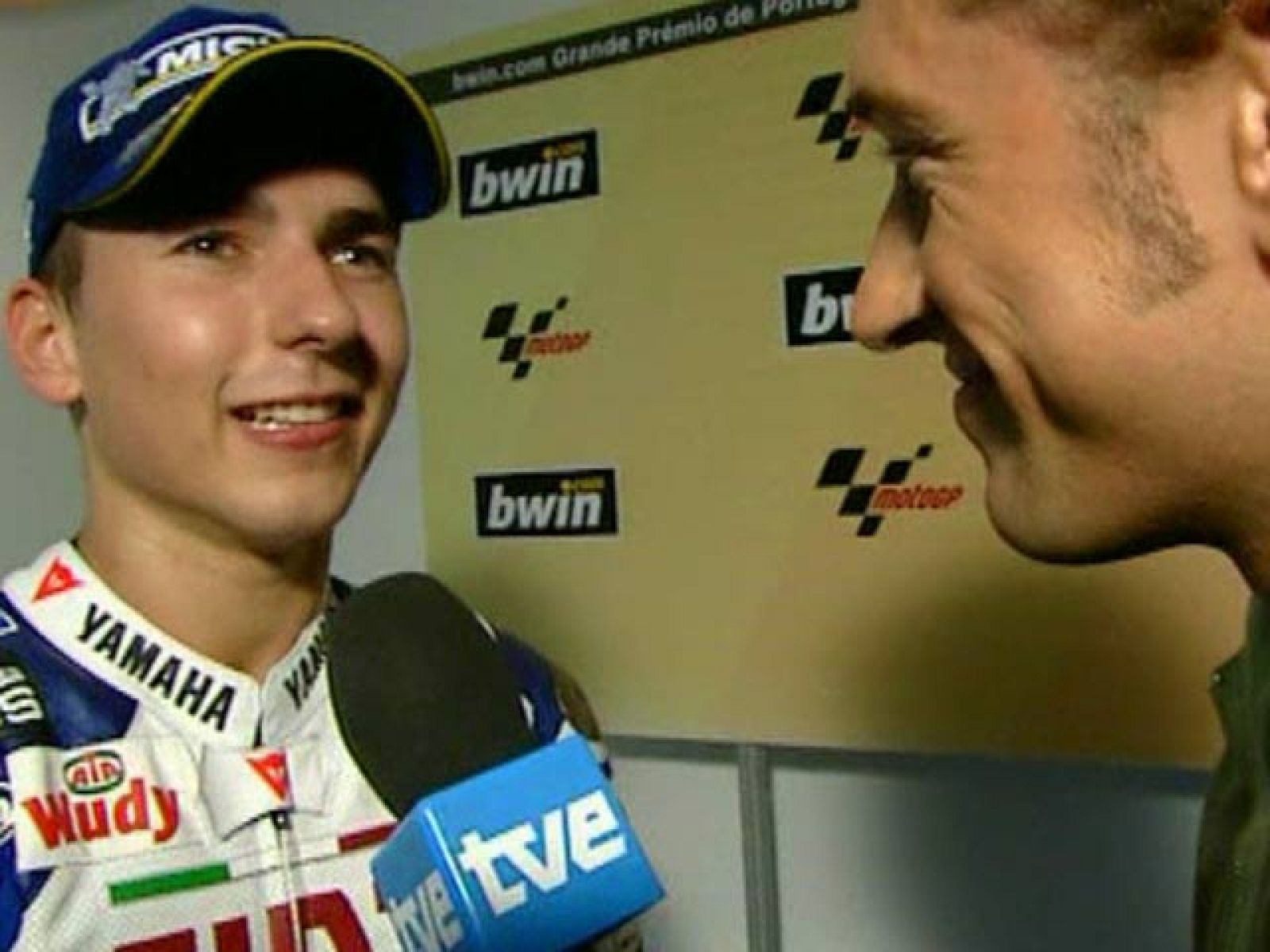 Jorge Lorenzo cosechó en el circuito de Estoril en 2008 su primera victoria en la categoría de MotoGP.
