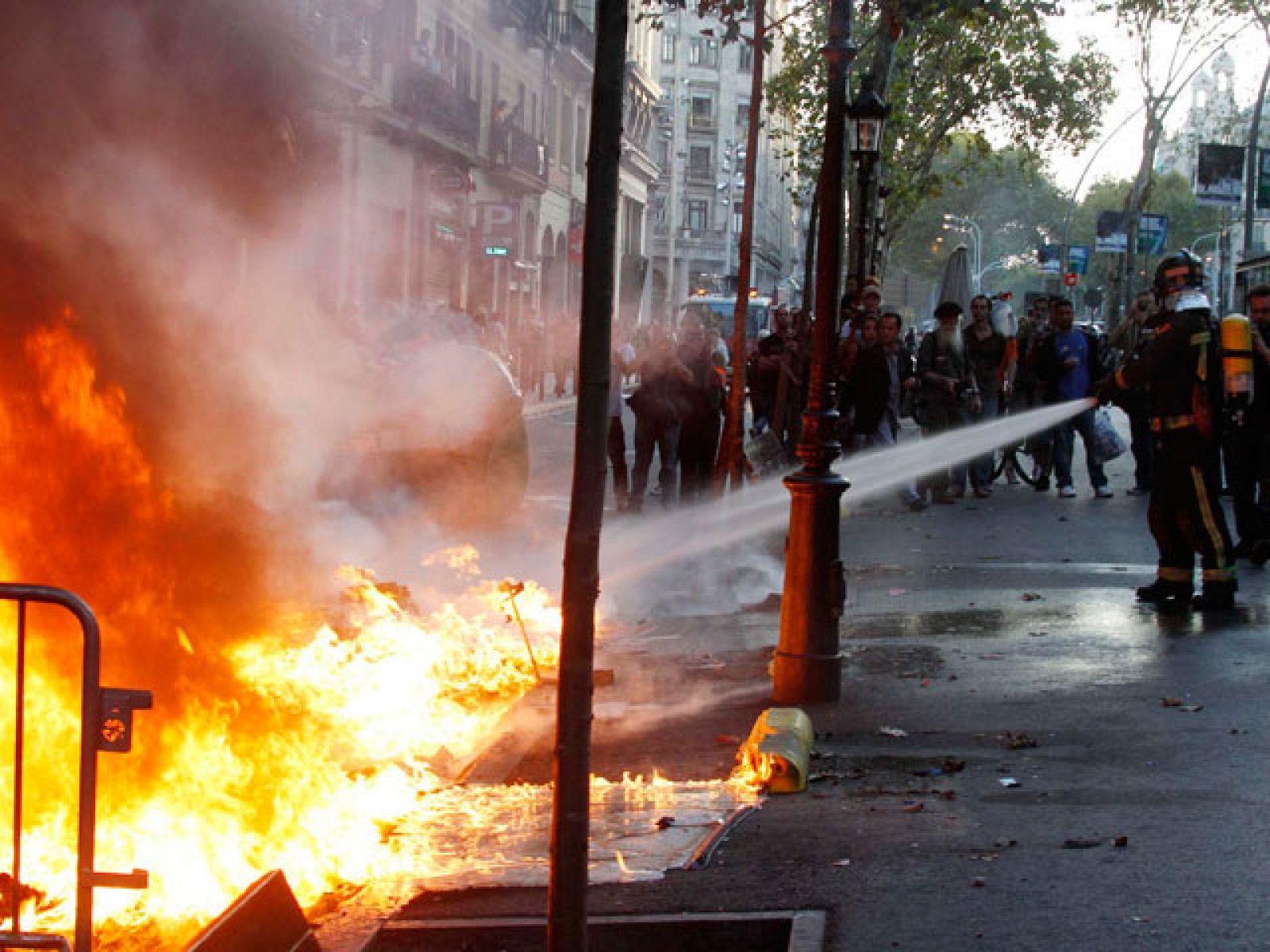 El triángulo de la anarquía europeo