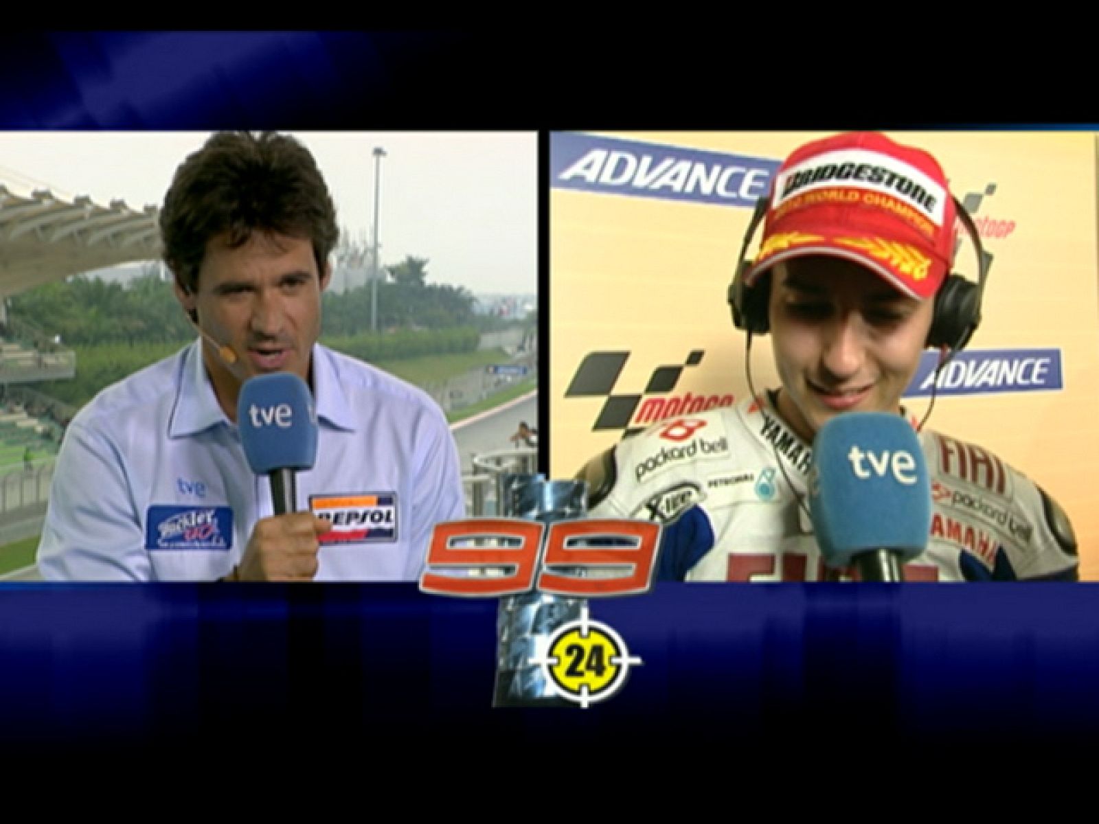 El nuevo campeón del mundo de MotoGP ha analizado para TVE la carrera afirmando que "ha hecho una gran salida en la que se ha encontrado muy bien". También ha confesado que no entró en la lucha "porque tenía los neumáticos desgastados".